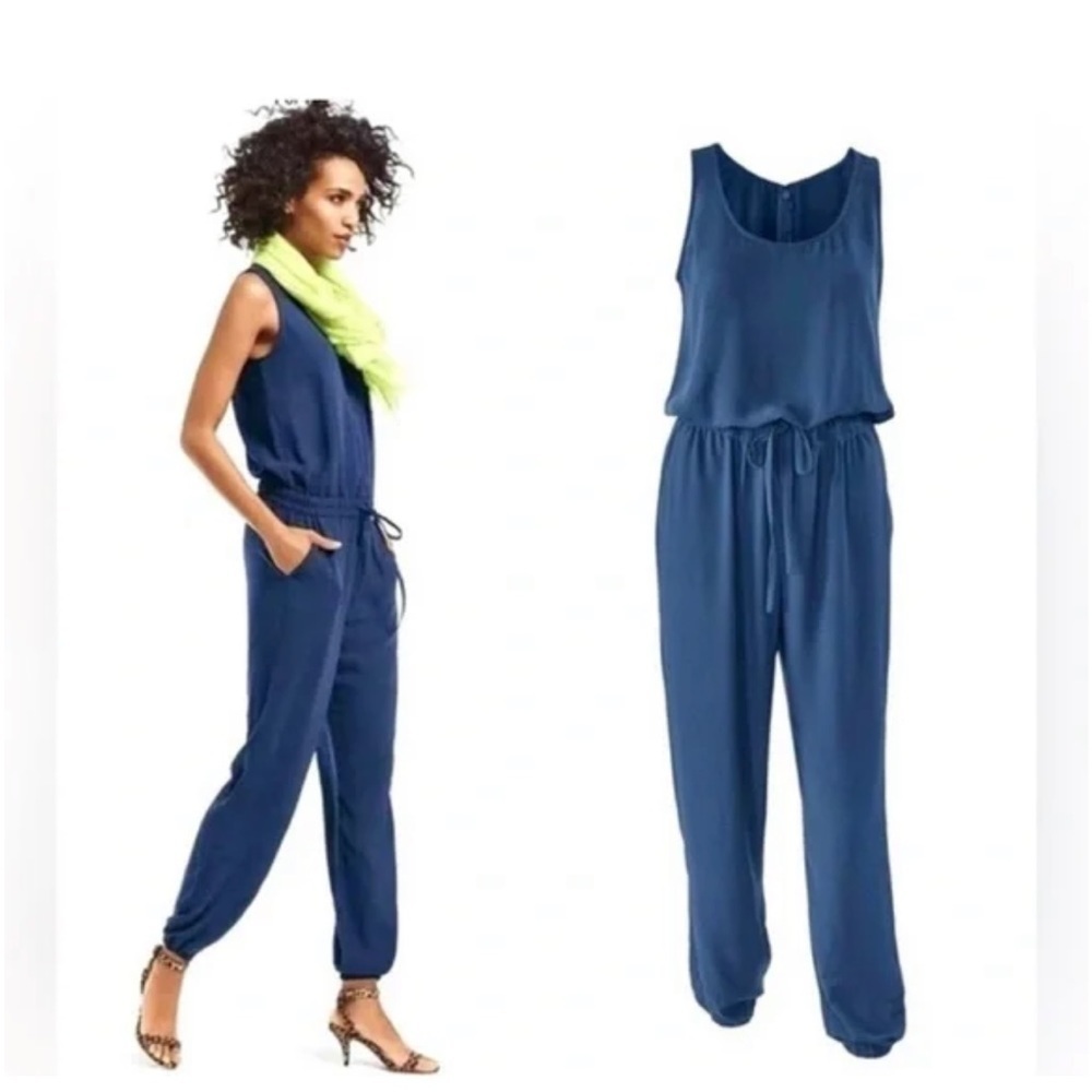 Cabi French Navy Jumpsuit – Style #303